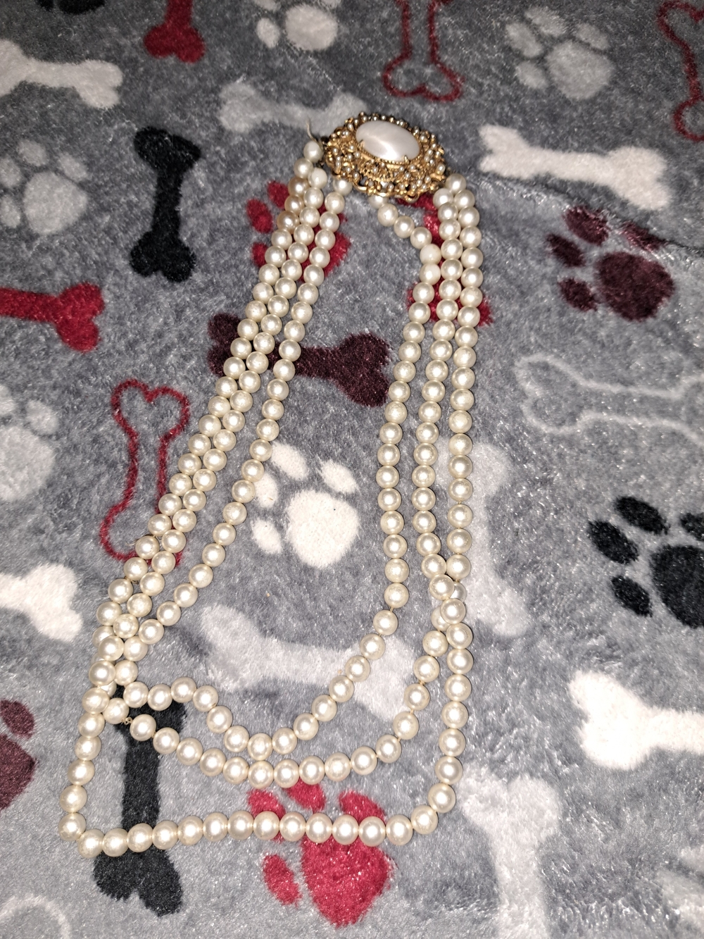 Florenza Stamped 1950s/1960s Mid-century Romantic Revival Costume Jewelry